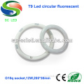 isolated power 12W g10q led circular tube light T9 led ring light